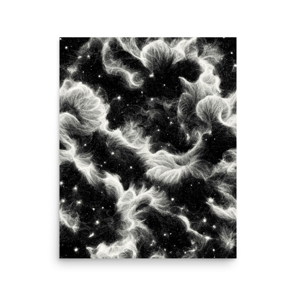 Star Gazing: B&W - Luster Poster