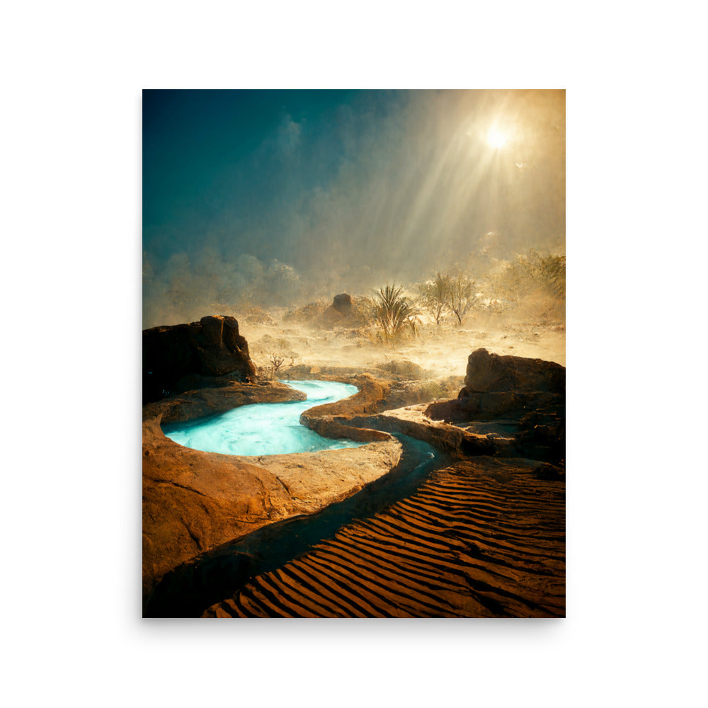 Desert Oasis: Neutral - Luster Poster