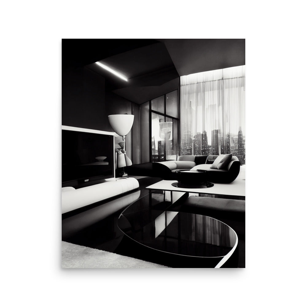 Cozy Quarters: B&W - Luster Poster