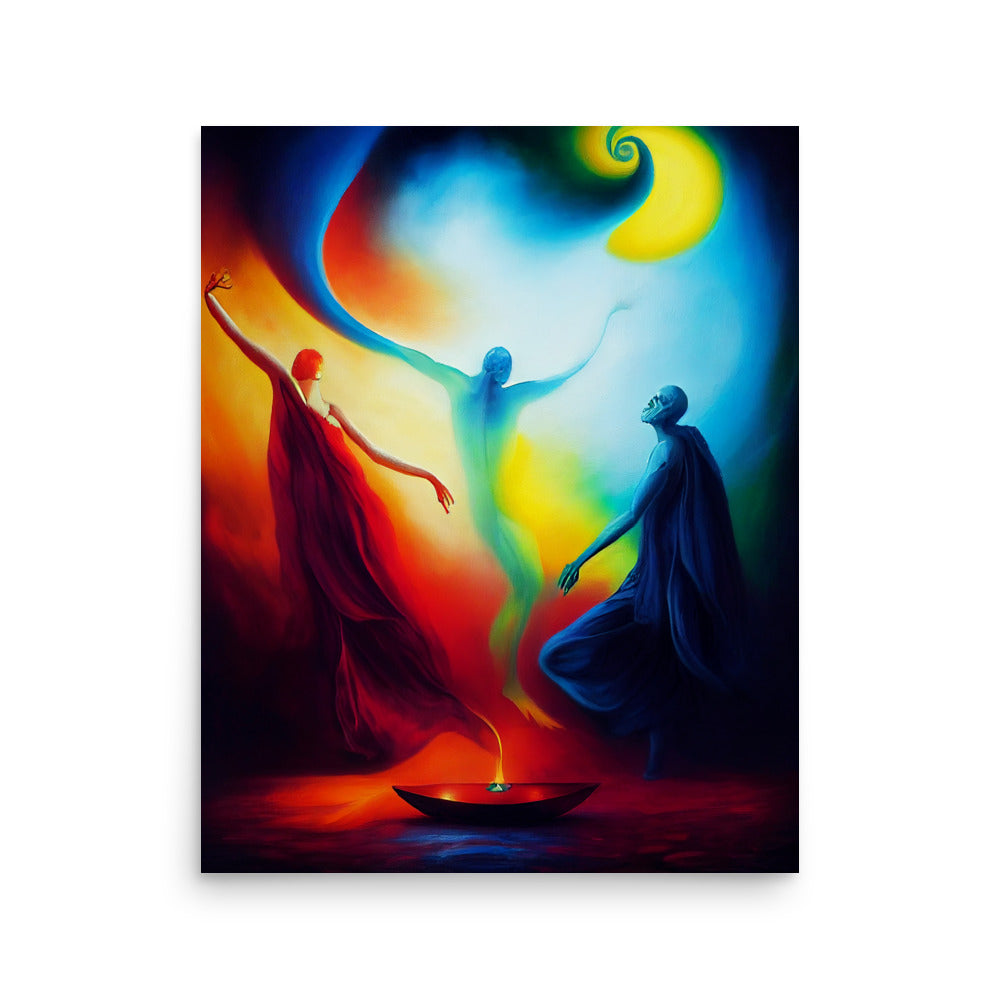 Balancing Act: Vibrant - Luster Poster