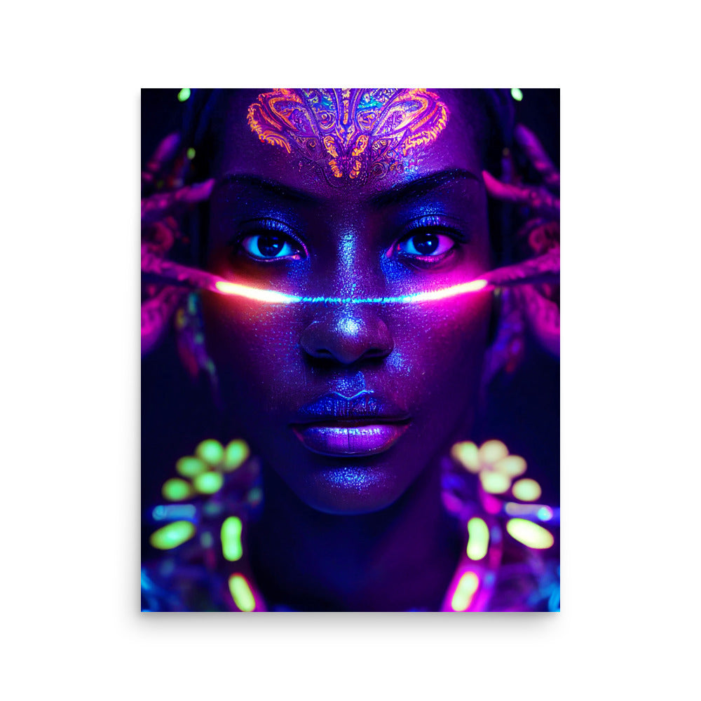 Metallic Shift: Vibrant - Luster Poster