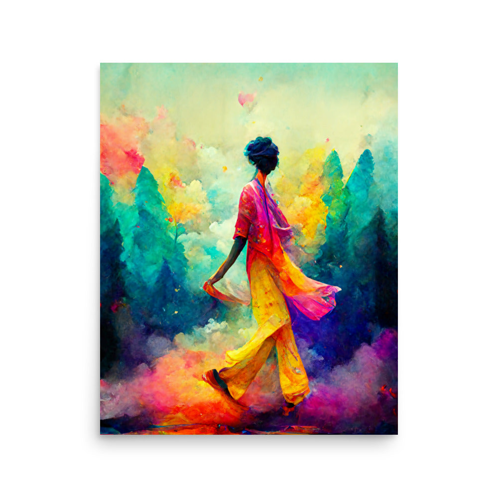 Dream Walking: Vibrant - Luster Poster