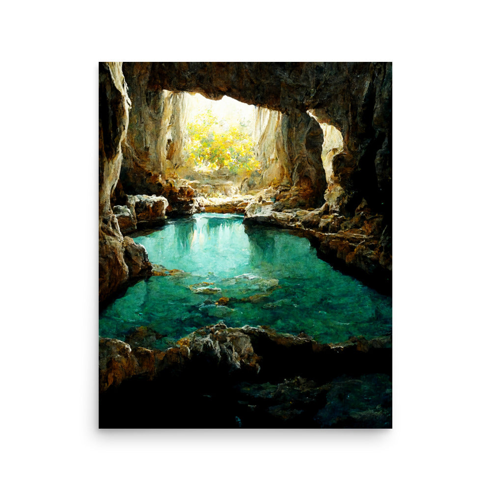 Cave Diving: Neutral - Luster Poster