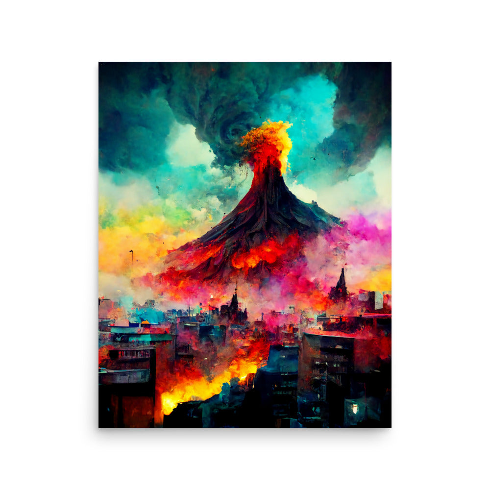 Natural Disaster: Vibrant - Luster Poster