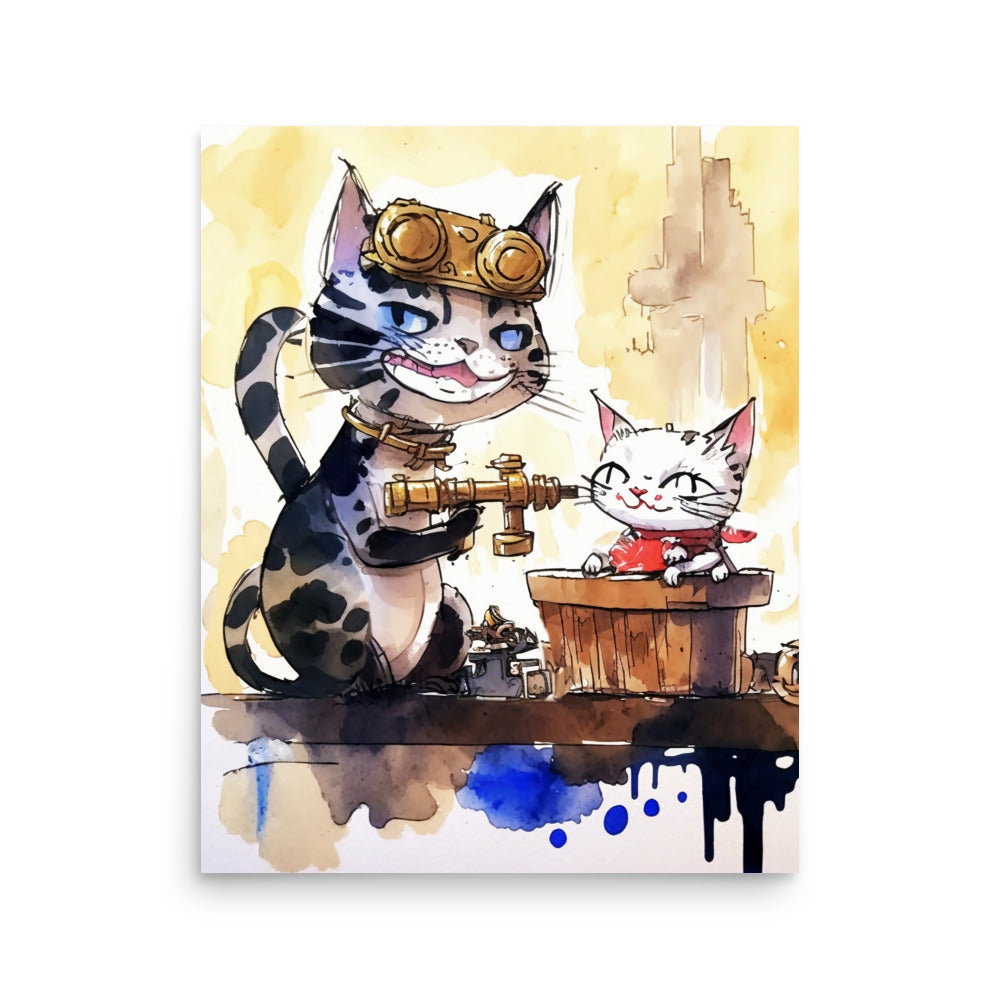 Pet Paintings: Neutral - Luster Poster