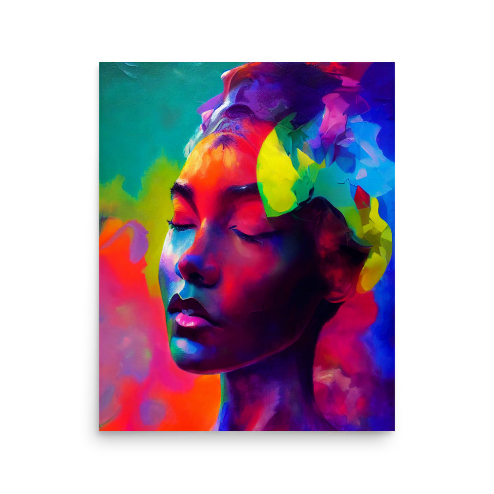 Serene Power: Vibrant - Luster Poster