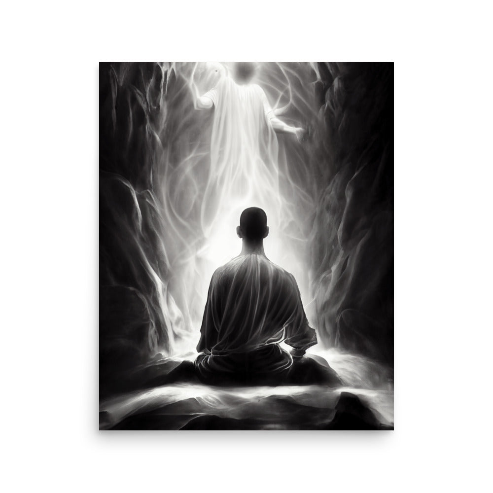 Calm Meditations: B&W - Luster Poster