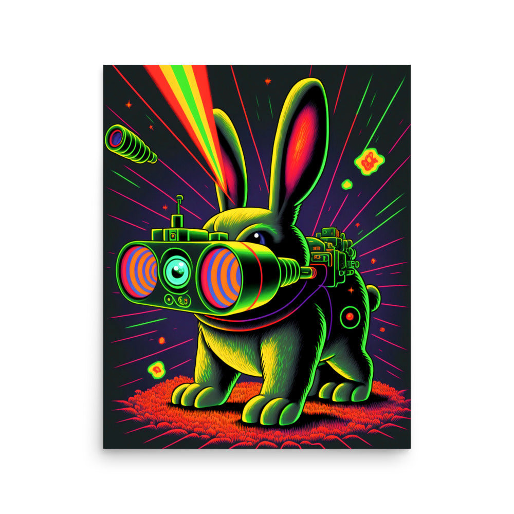 Ro-Bunny: Vibrant - Luster Poster