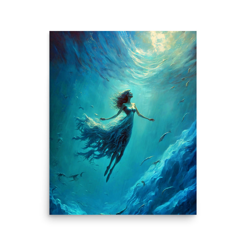 Wave Walker: Neutral - Luster Poster