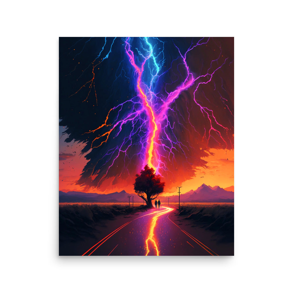 Electrical Energy: Vibrant - Luster Poster