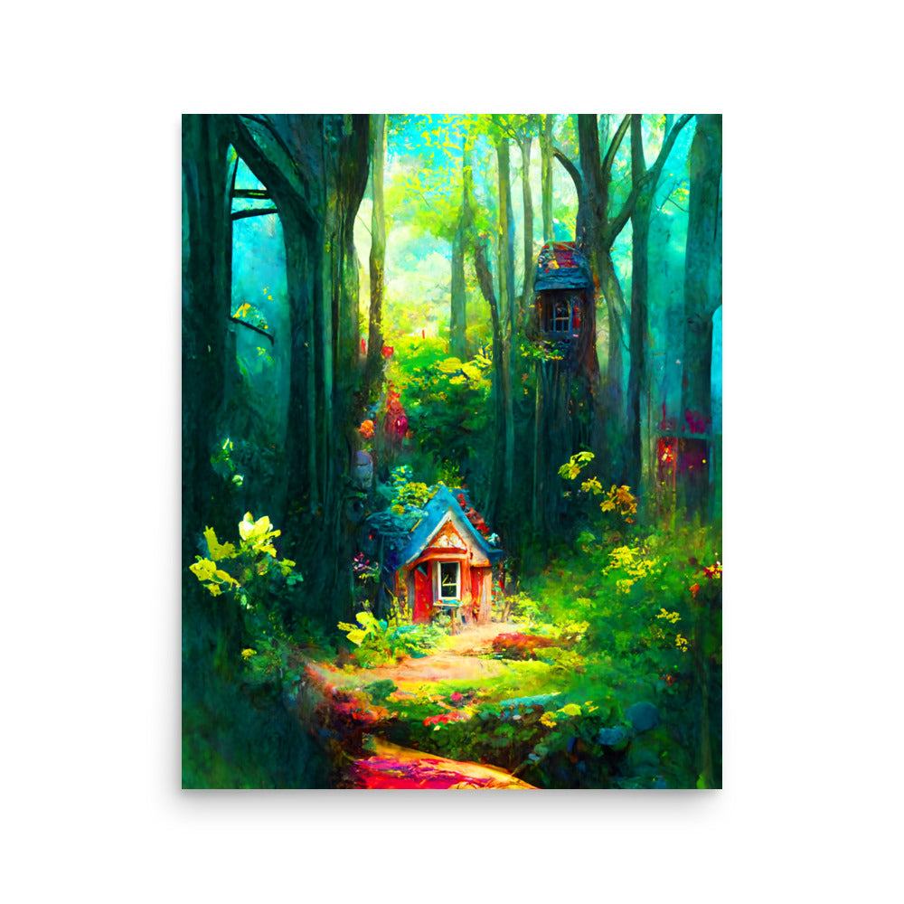 Familiar Forests: Vibrant - Luster Poster