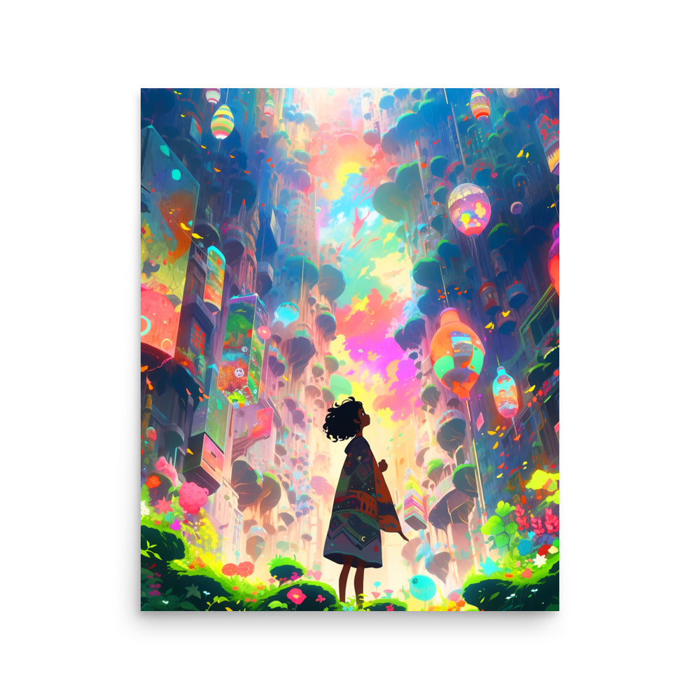 Energy Explorer: Vibrant 3/4 - Luster Poster