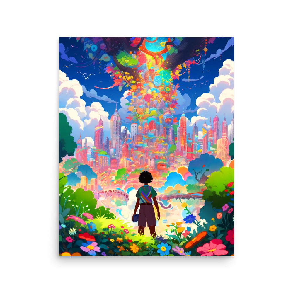 Energy Explorer: Vibrant 4/4 - Luster Poster