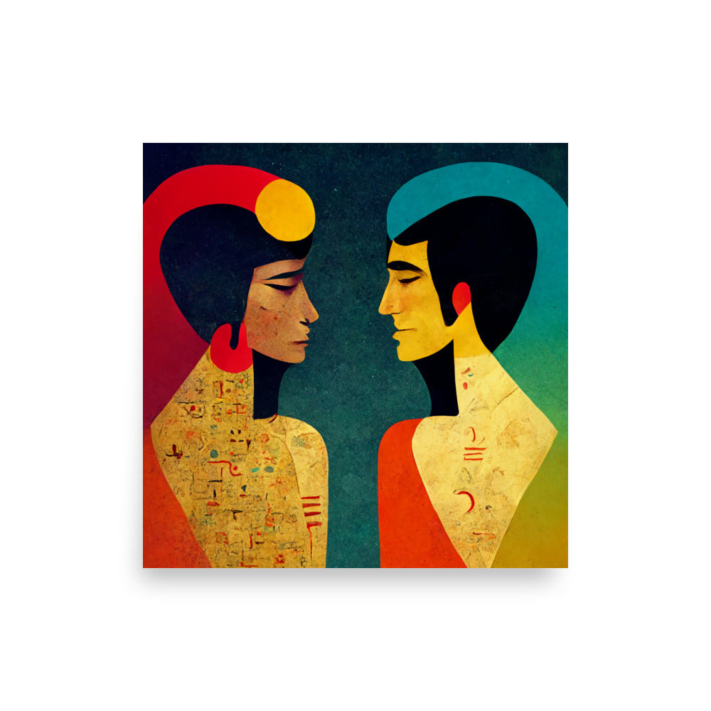 Ancient Love: Vibrant - Luster Poster