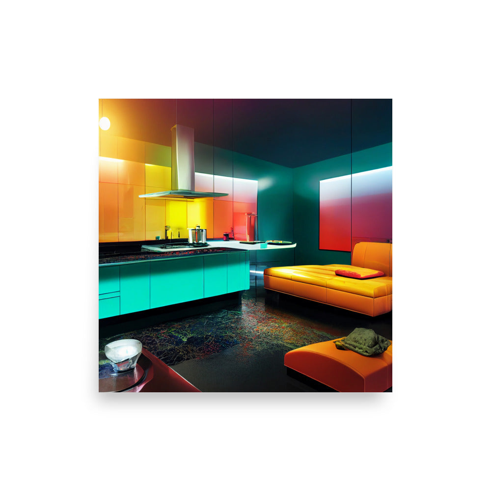 Cozy Quarters: Vibrant - Luster Poster