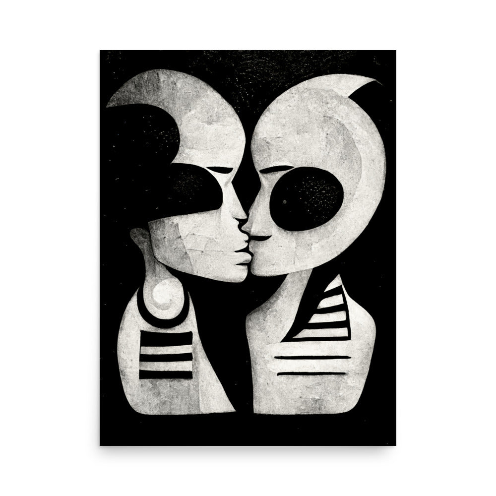 Ancient Love: B&W - Luster Poster