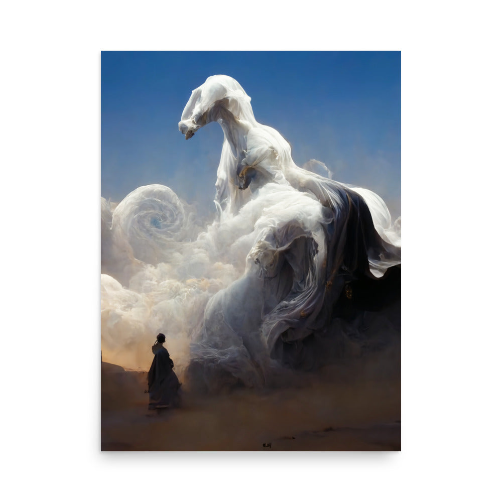 Ghost Horse: Neutral - Luster Poster