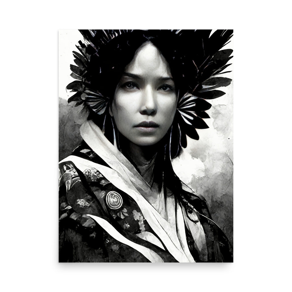 Elemental Power: B&W - Luster Poster