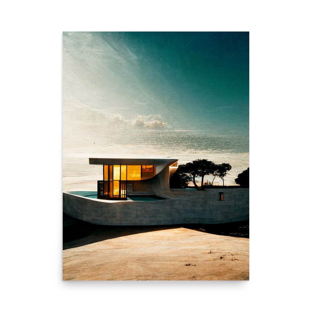 Vacation Views: Neutral - Luster Poster