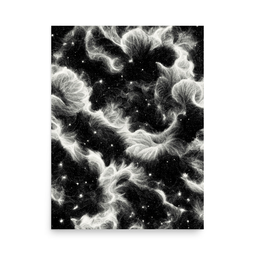 Star Gazing: B&W - Luster Poster