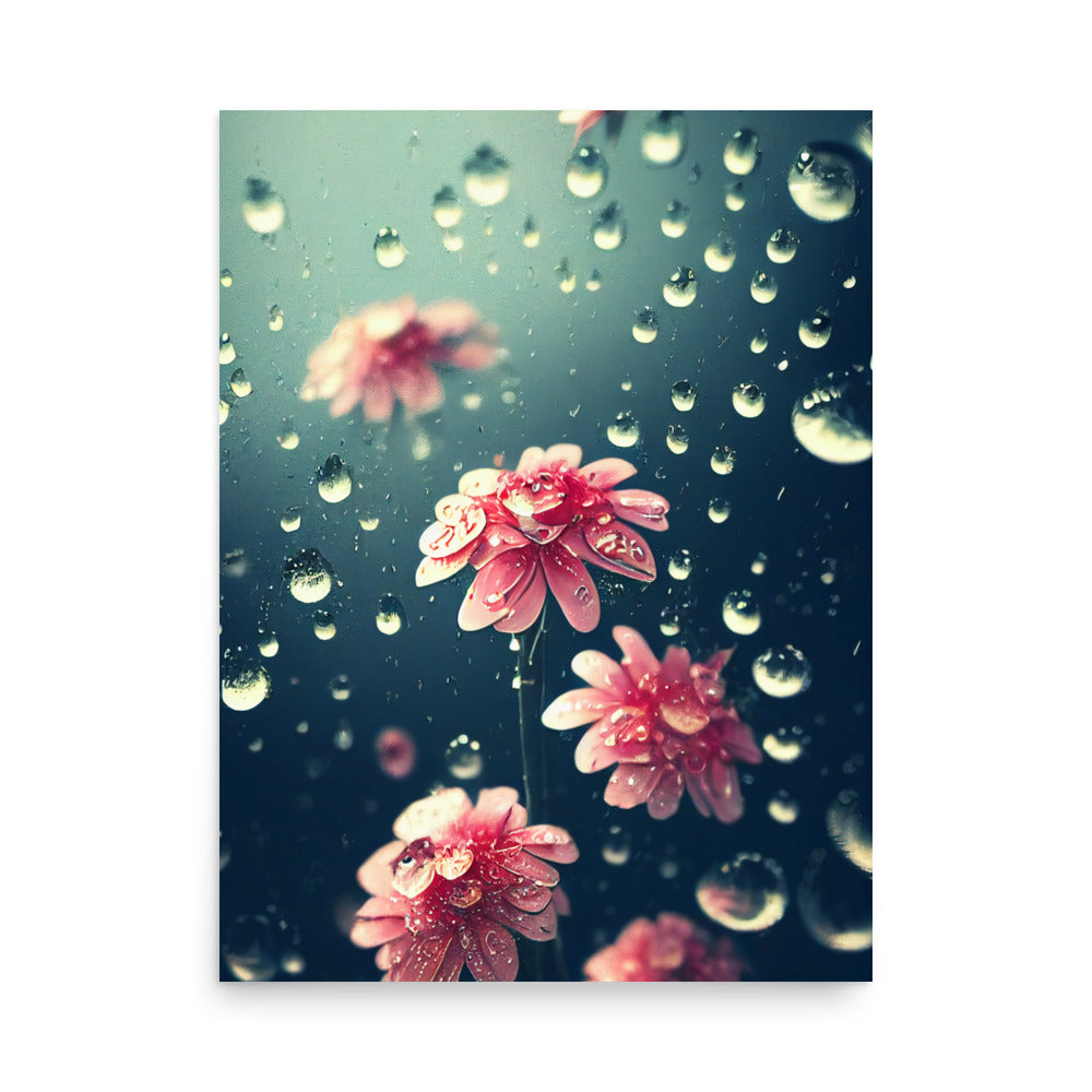 Calming Rain: Neutral - Luster Poster