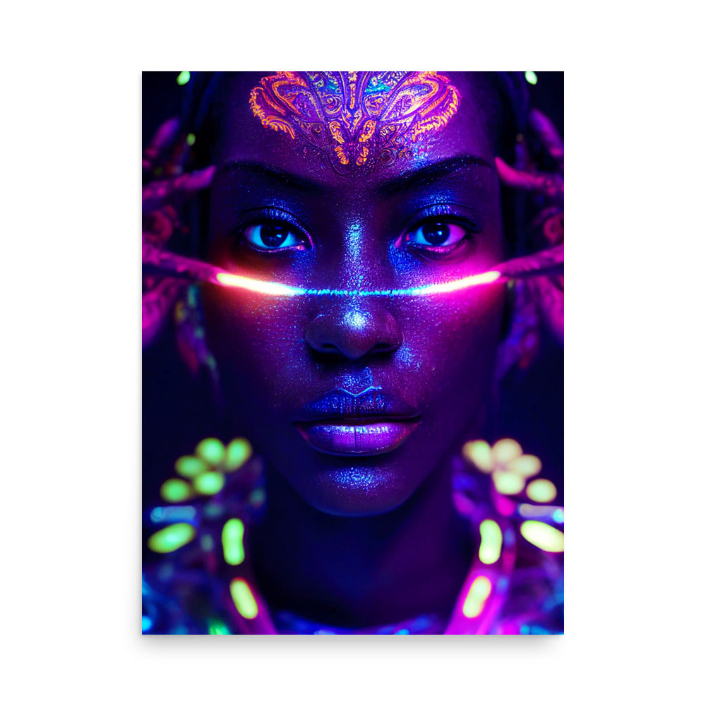 Metallic Shift: Vibrant - Luster Poster