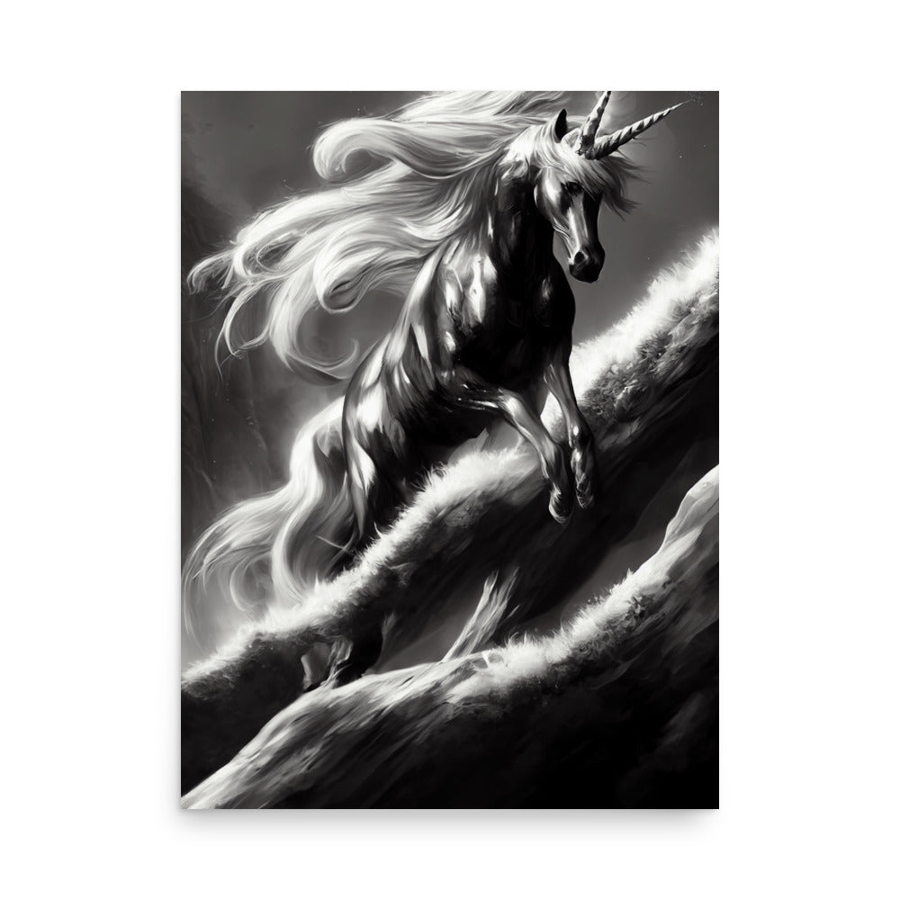 Fantasy Features: B&W - Luster Poster