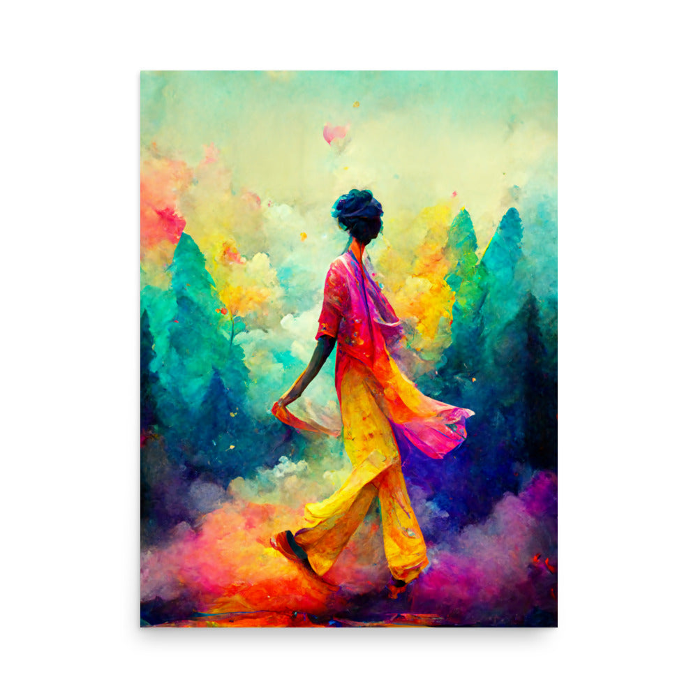 Dream Walking: Vibrant - Luster Poster