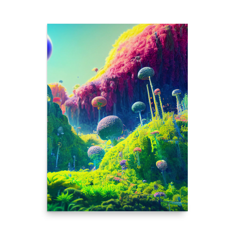 Alien Worlds: Vibrant - Luster Poster