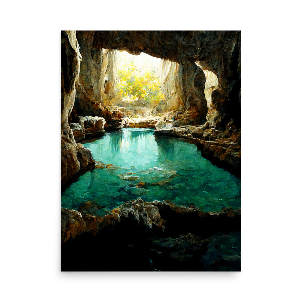 Cave Diving: Neutral - Luster Poster