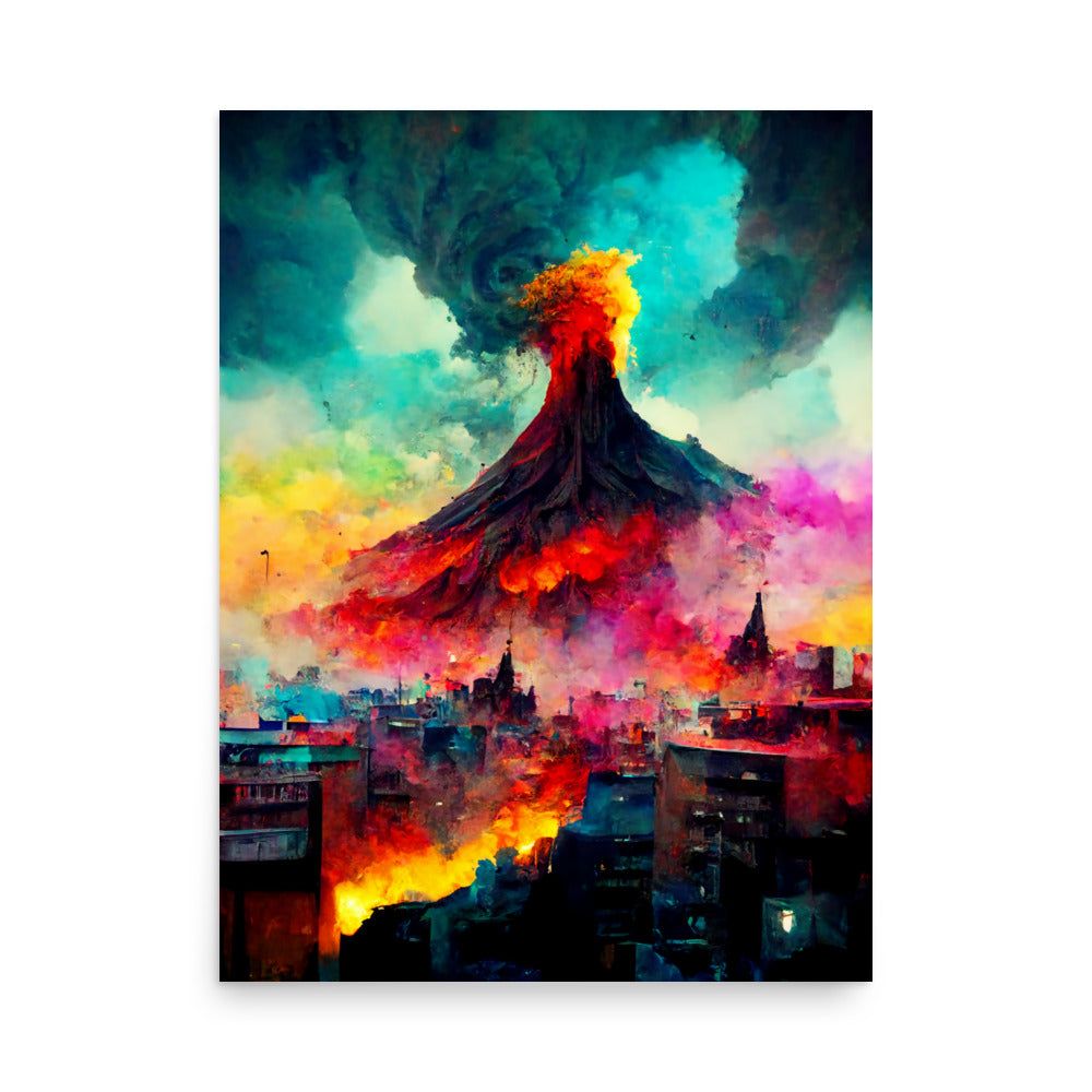 Natural Disaster: Vibrant - Luster Poster