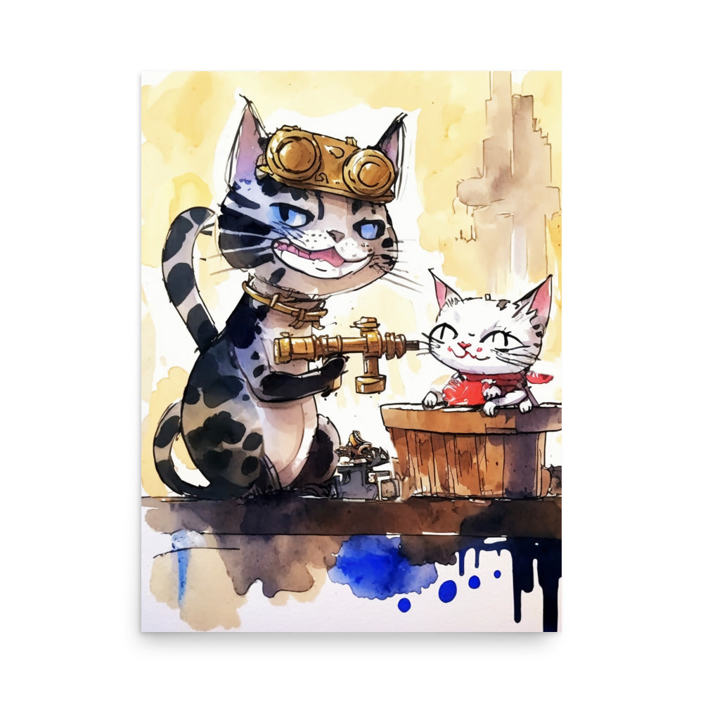 Pet Paintings: Neutral - Luster Poster