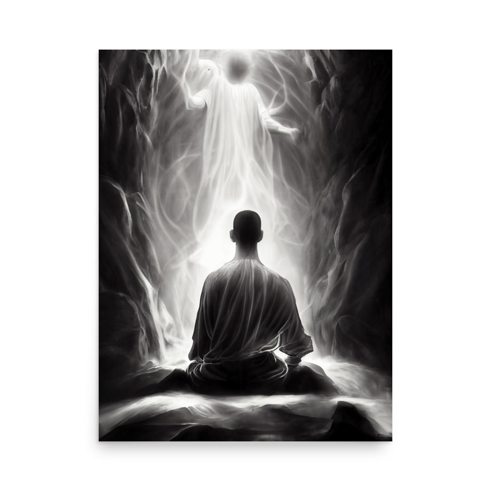 Calm Meditations: B&W - Luster Poster