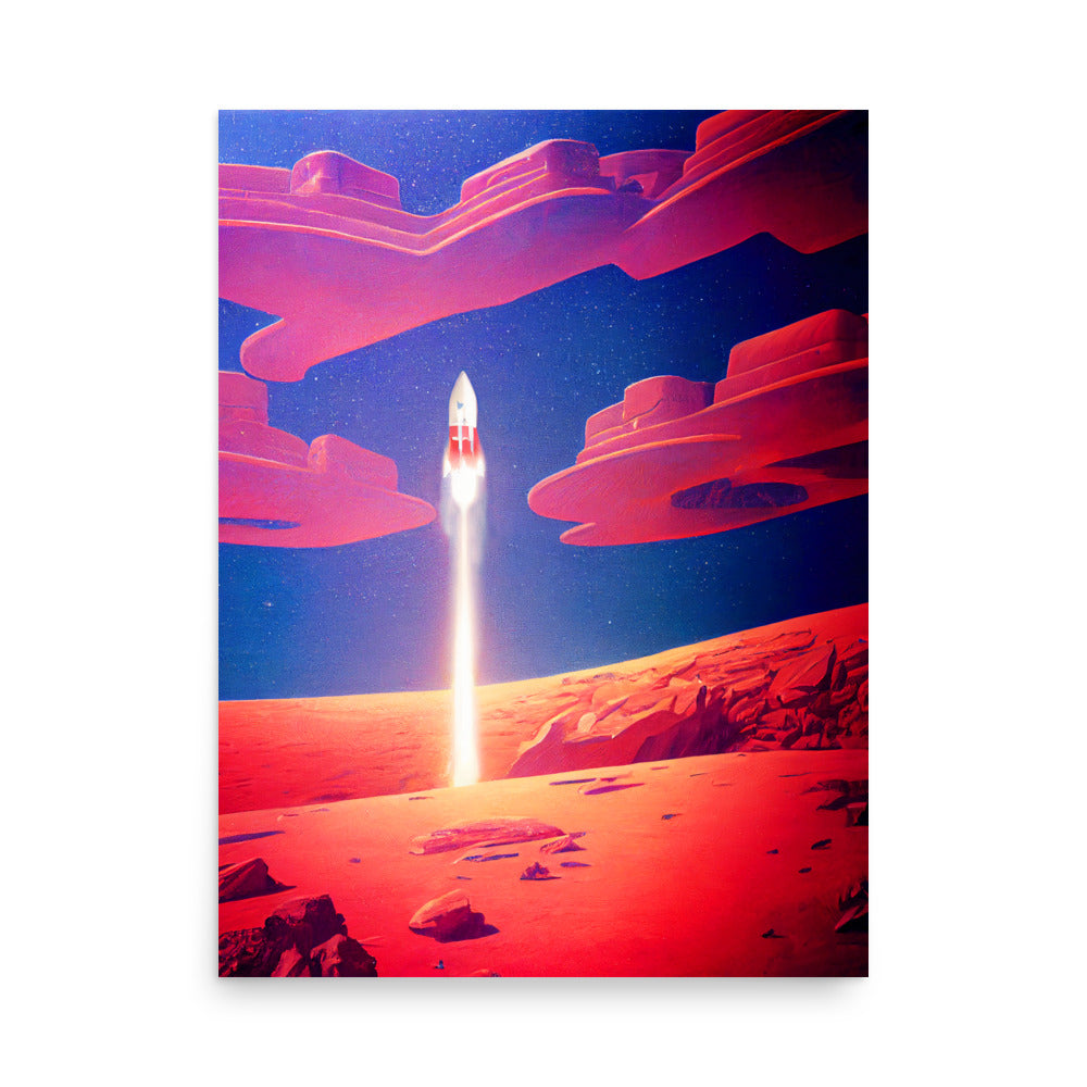 Space Race: Neutral - Luster Poster