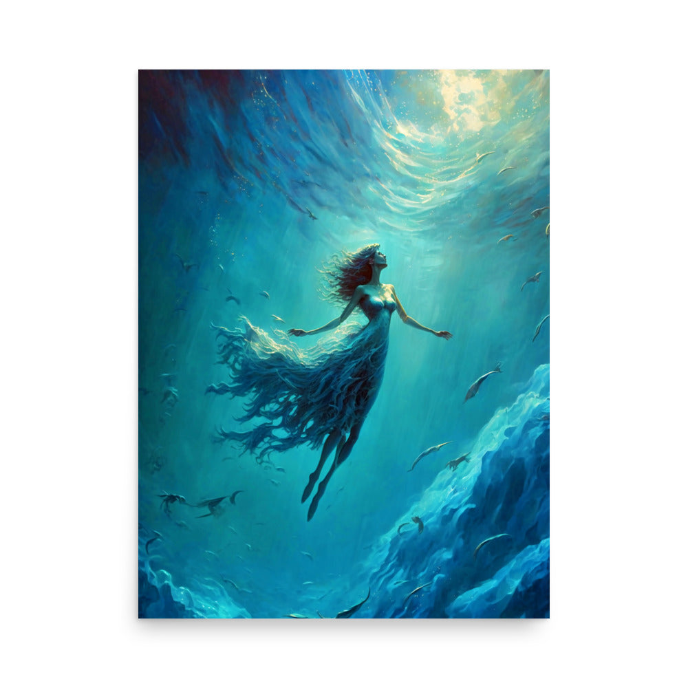 Wave Walker: Neutral - Luster Poster