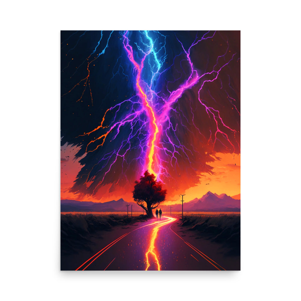 Electrical Energy: Vibrant - Luster Poster