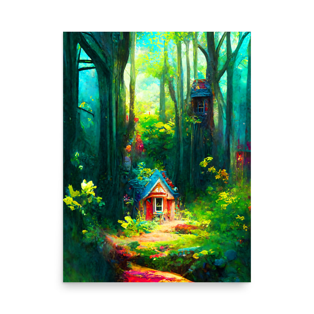 Familiar Forests: Vibrant - Luster Poster