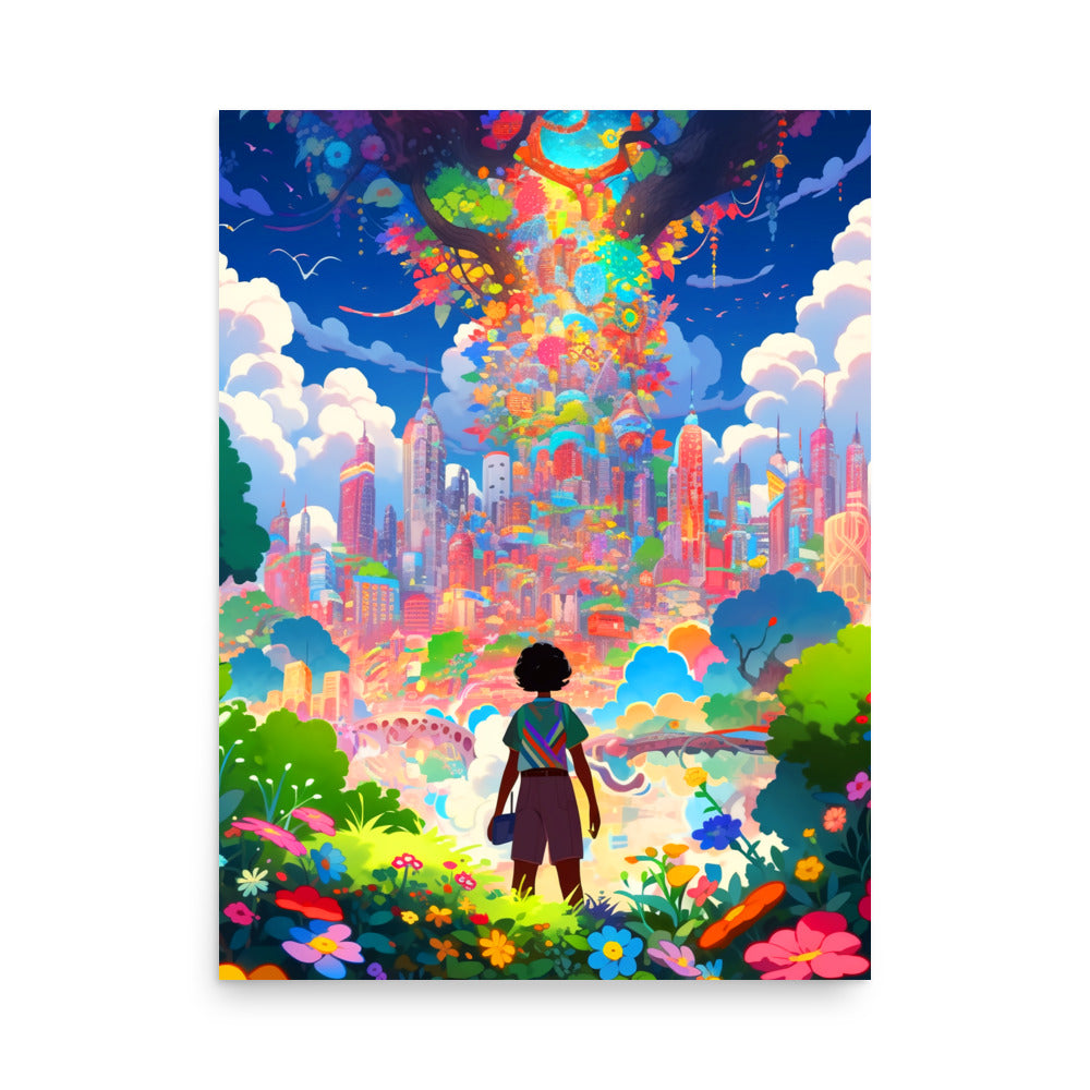 Energy Explorer: Vibrant 4/4 - Luster Poster