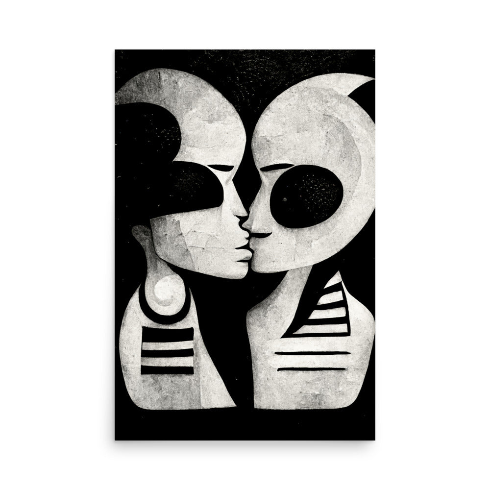 Ancient Love: B&W - Luster Poster