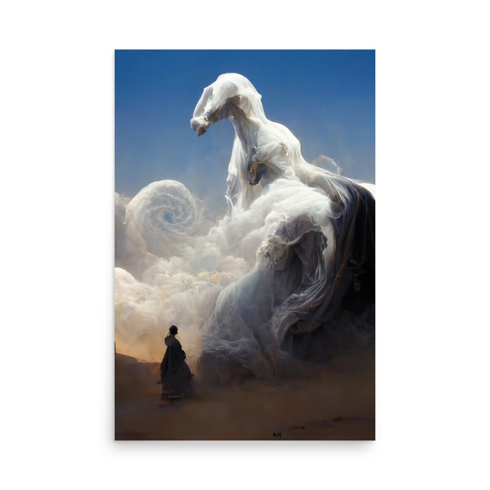 Ghost Horse: Neutral - Luster Poster