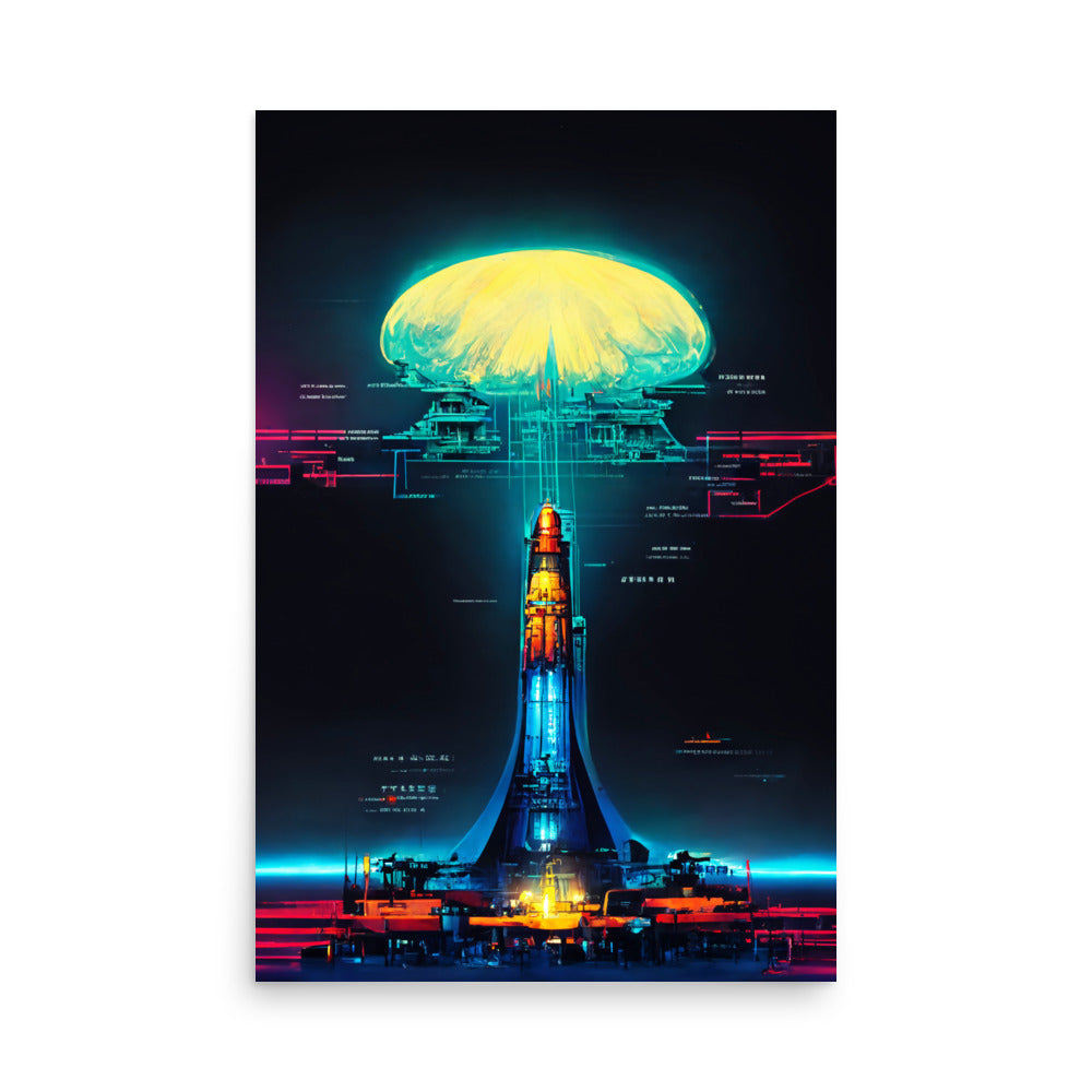 Rocket Design: Vibrant - Luster Poster