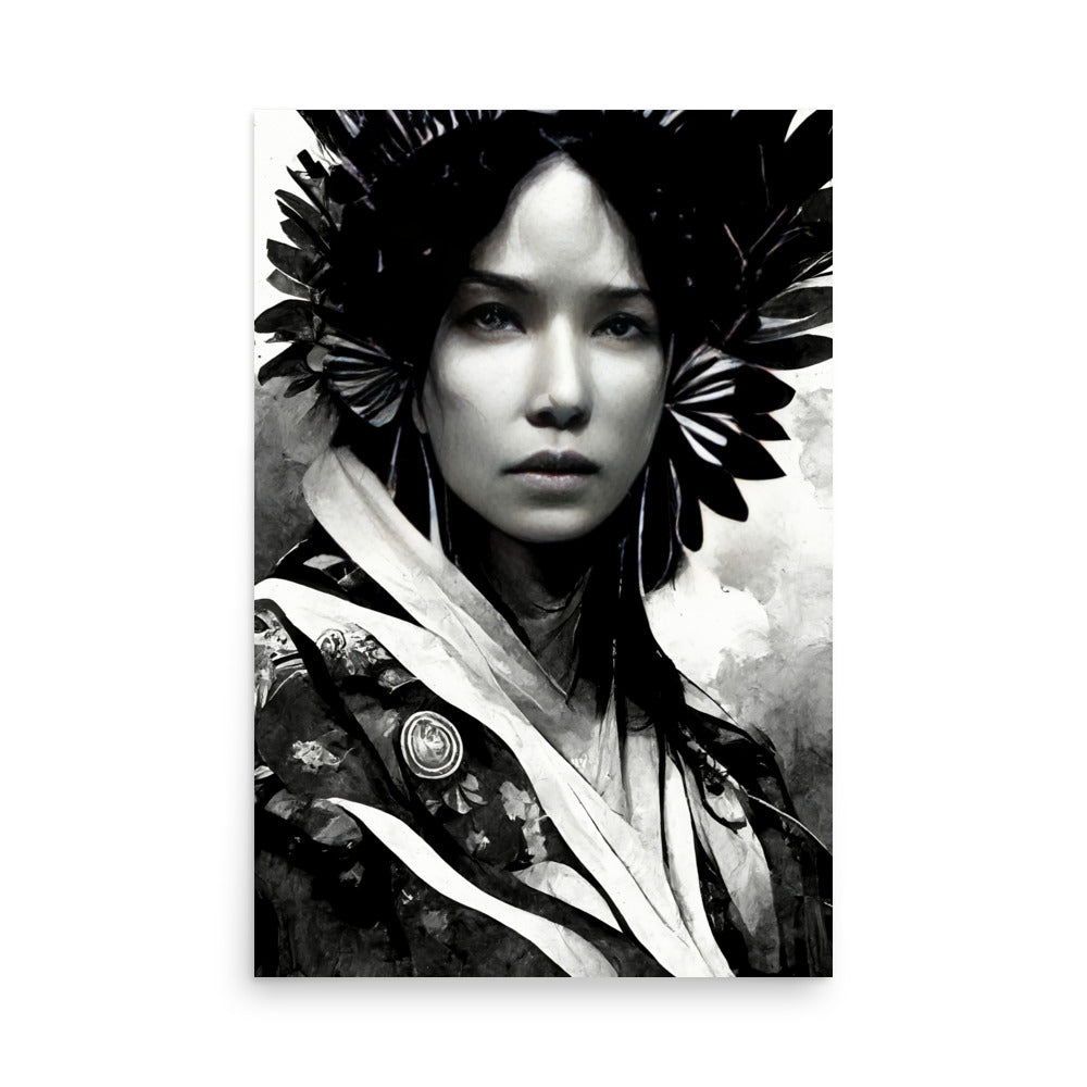 Elemental Power: B&W - Luster Poster