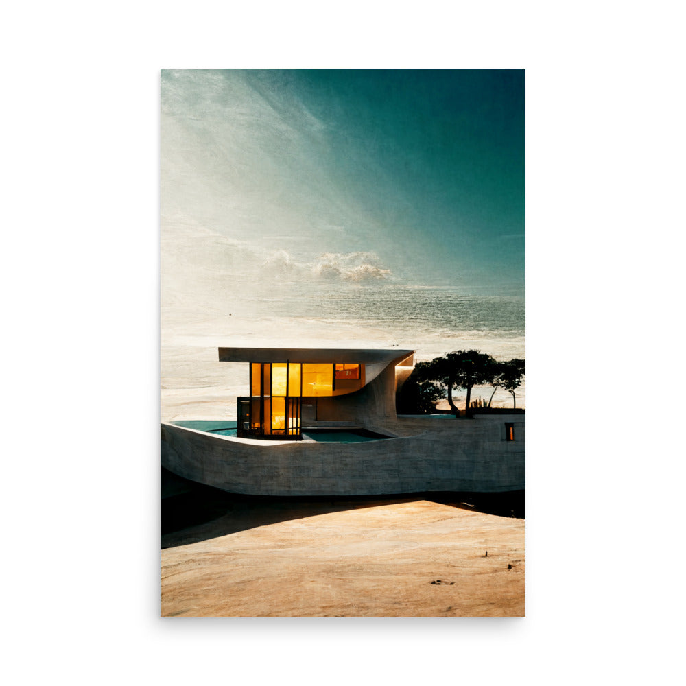 Vacation Views: Neutral - Luster Poster