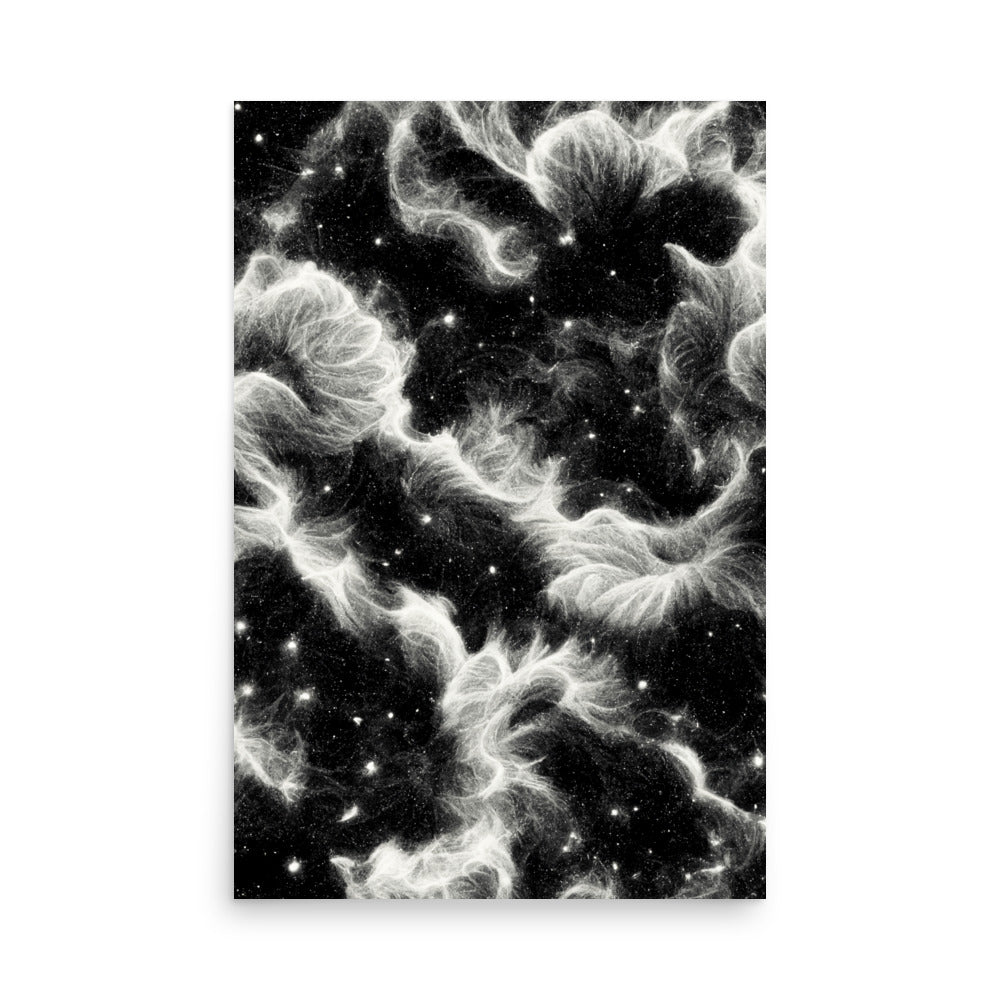 Star Gazing: B&W - Luster Poster