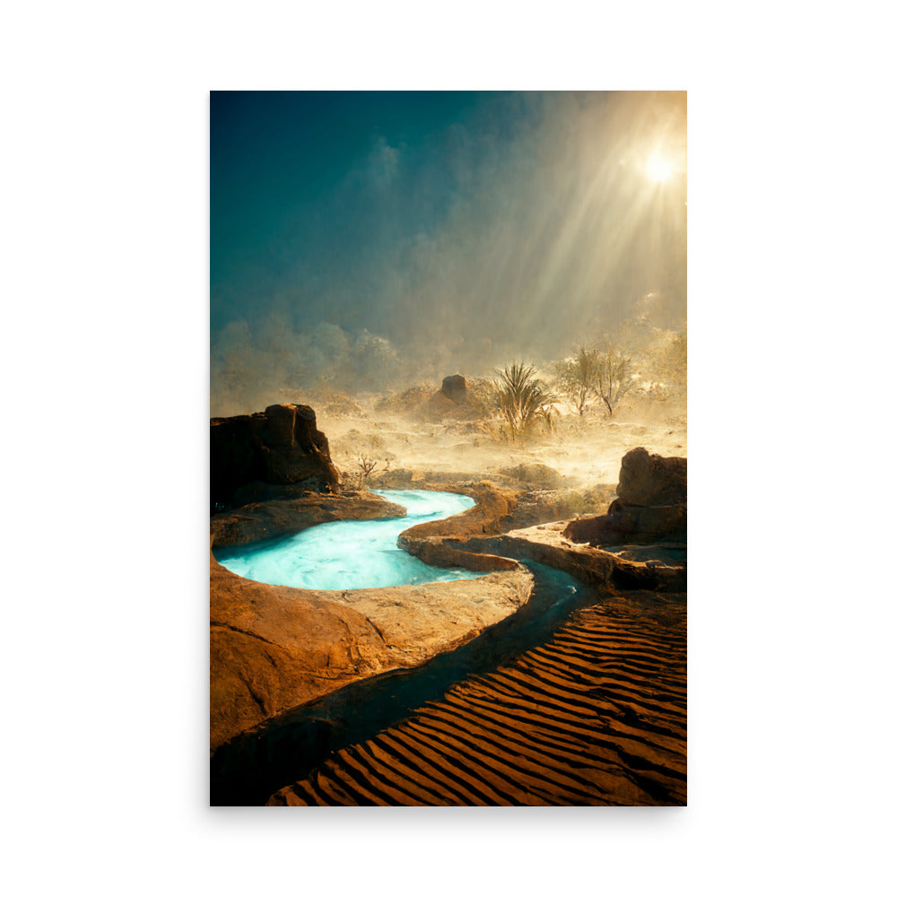 Desert Oasis: Neutral - Luster Poster