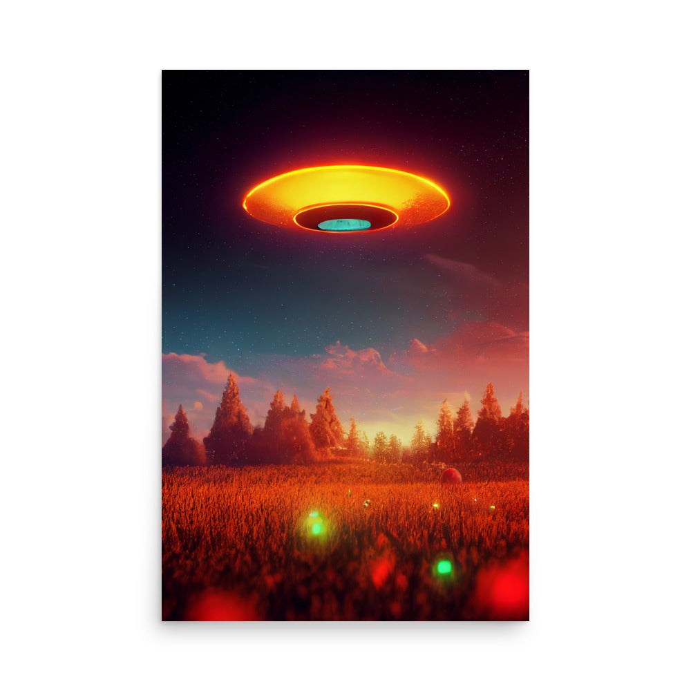 A Strange Visitor: Vibrant - Luster Poster