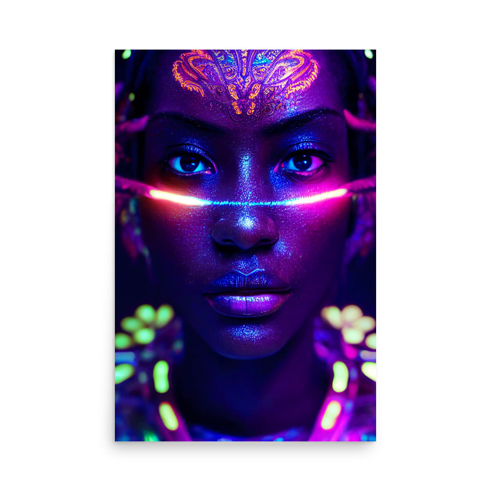 Metallic Shift: Vibrant - Luster Poster