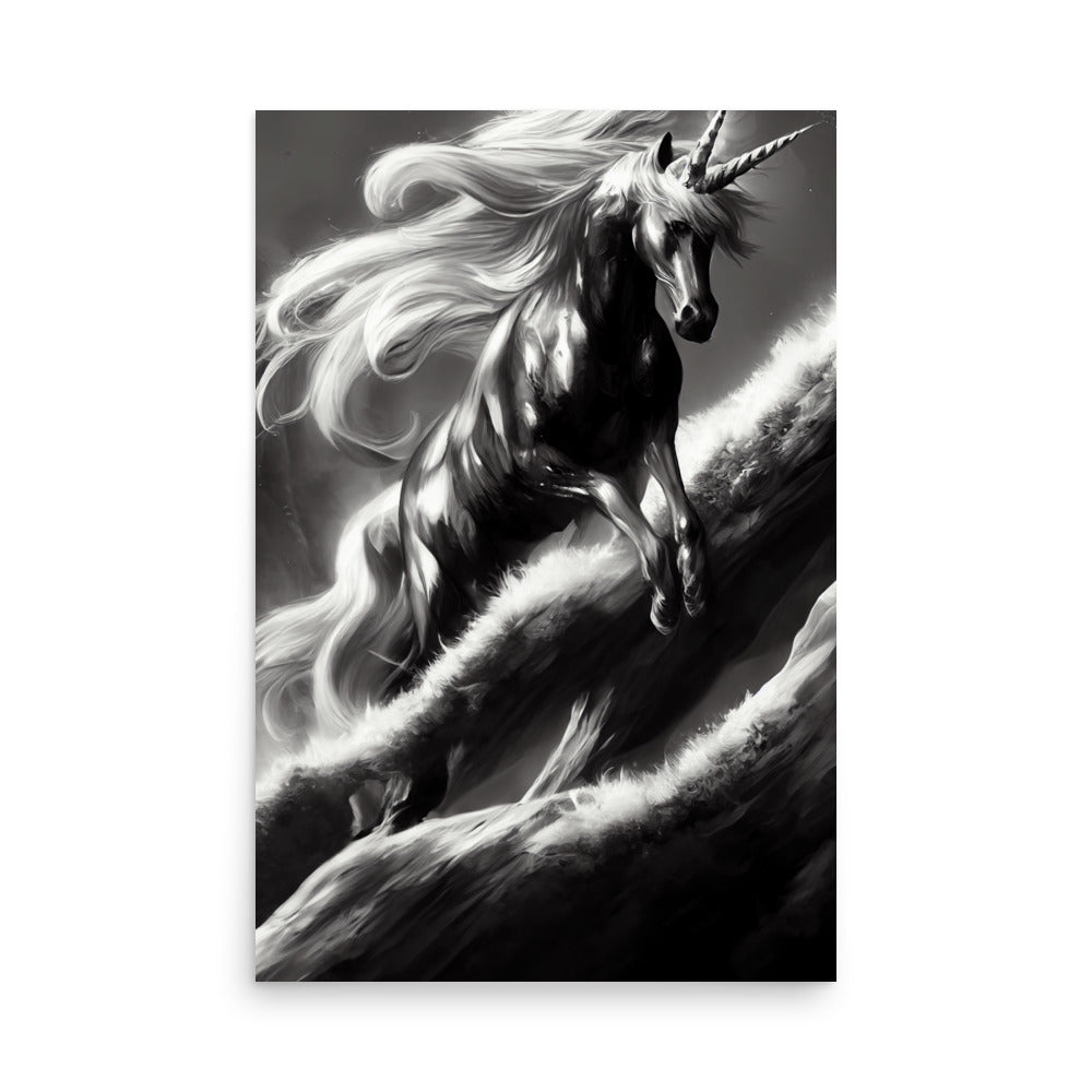 Fantasy Features: B&W - Luster Poster