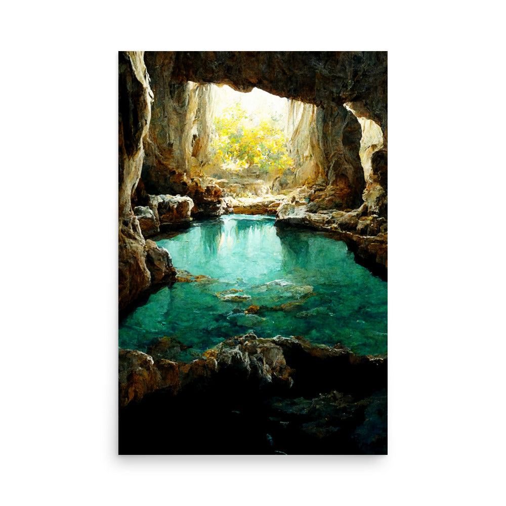 Cave Diving: Neutral - Luster Poster