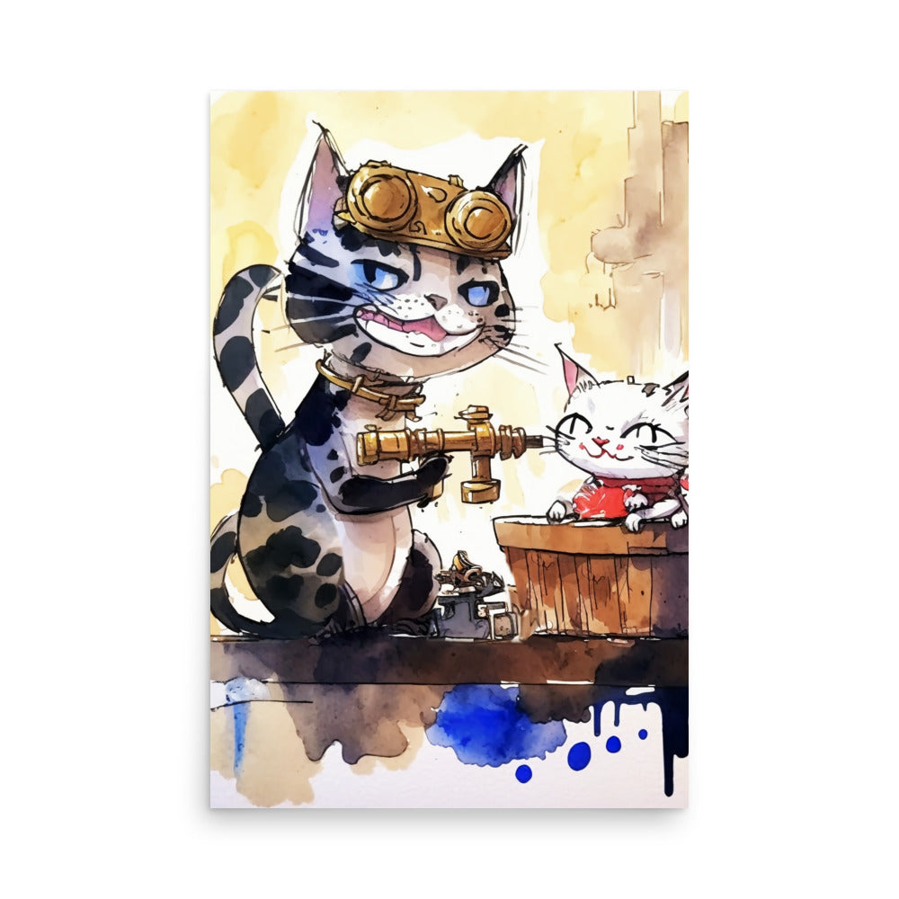 Pet Paintings: Neutral - Luster Poster